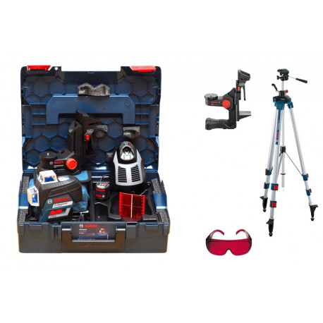 Laser płaszczyznowy Bosch GLL 3-80 C +BM1+BT250+L-Boxx