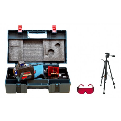 Laser płaszczyznowy Bosch GLL 3-80 + BT150 + walizka+okulary